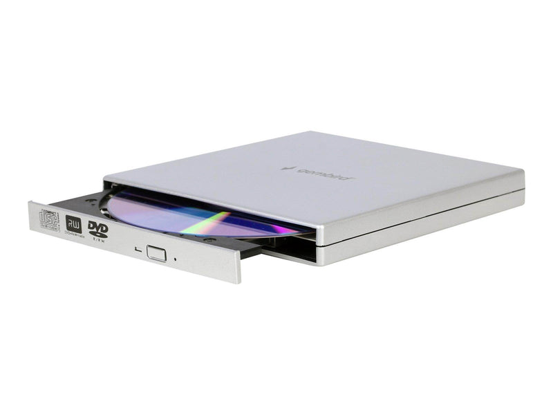 Gembird DVD-USB-02 - DVD±RW (±R DL) / DVD-RAM drive - USB 2.0 - external - DVD-RW (Brenner) - USB 2.0 - Silber