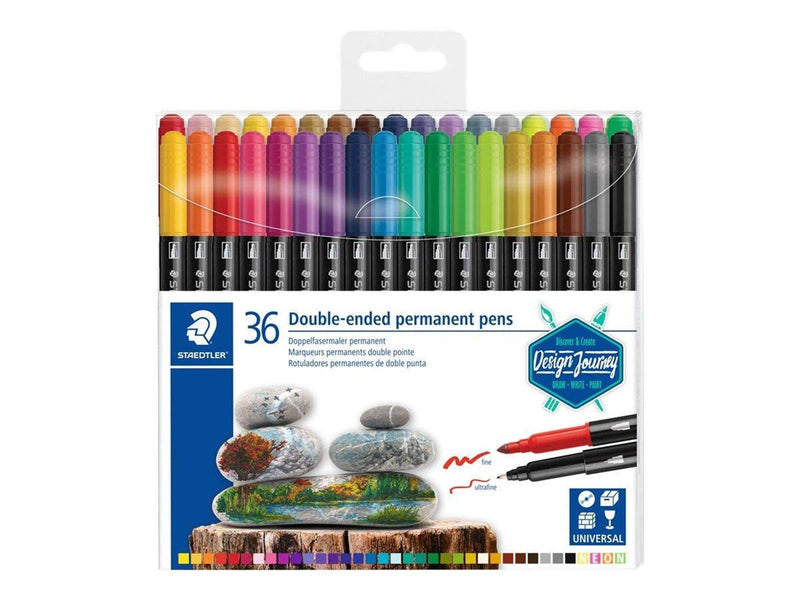 Staedtler Double-ended perm. Pens 36 pcs