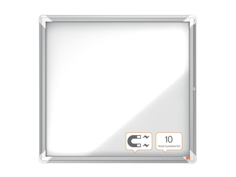 Nobo Premium Plus Schaukasten für den Innenbereich 6 x A4, magnetisch, Klapptür