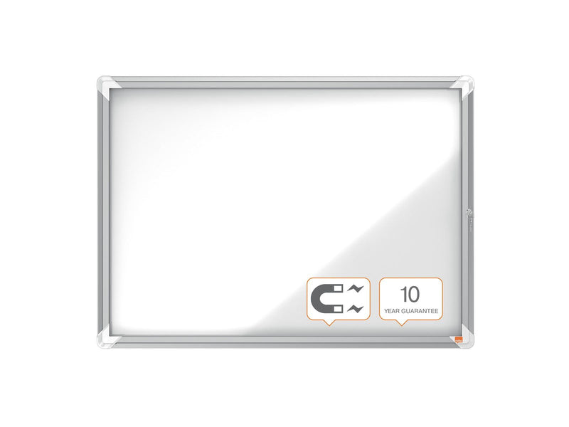 Nobo Premium Plus Schaukasten für den Innenbereich 8 x A4, magnetisch, Klapptür