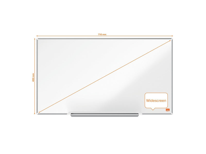 Nobo Impression Pro Whiteboard Emaille Widescreen 32", 40x71 cm