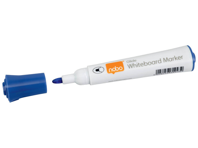 Nobo  Glide Boardmarker, Rundspitze, 10 Stück Blau
