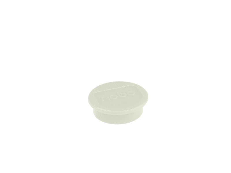 Nobo  Magnete, 13 mm, 10 Stück, schwarz Weiß