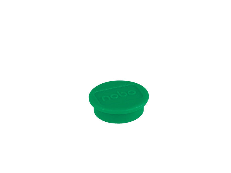 Nobo  Magnete, 13 mm, 10 Stück, schwarz Grün
