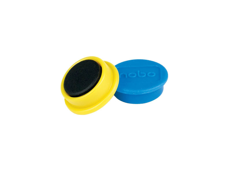 Nobo  Magnete, 24 mm, 10 Stück, farbig sortiert Sortiert