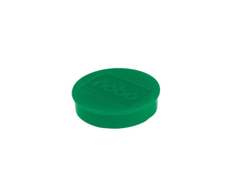 Nobo  Magnete, 32 mm, 10 Stück, farbig sortiert Grün