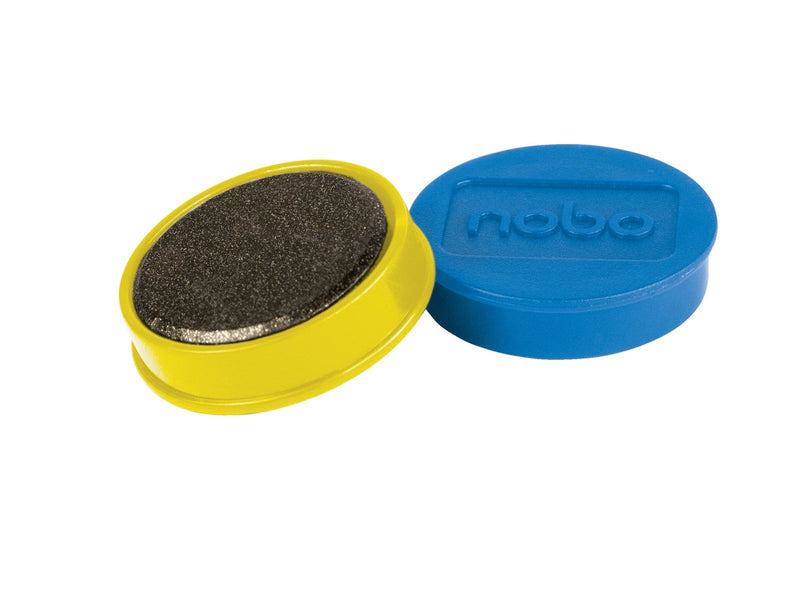 Nobo  Magnete, 32 mm, 10 Stück, farbig sortiert Sortiert