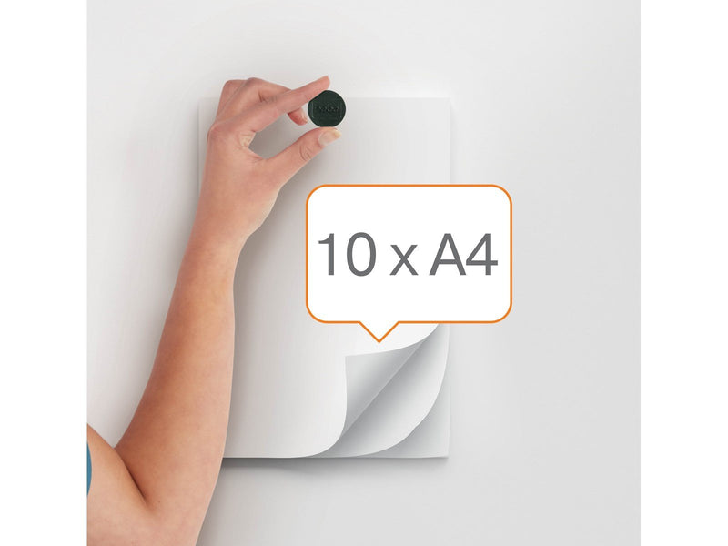 Nobo  Magnete, 38 mm, extra stark, 10 Stück, farbig sortiert Schwarz