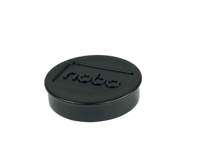 Nobo  Magnete, 38 mm, extra stark, 10 Stück, farbig sortiert Schwarz
