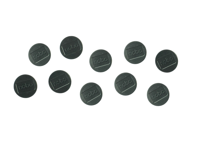 Nobo  Magnete, 38 mm, extra stark, 10 Stück, farbig sortiert Schwarz