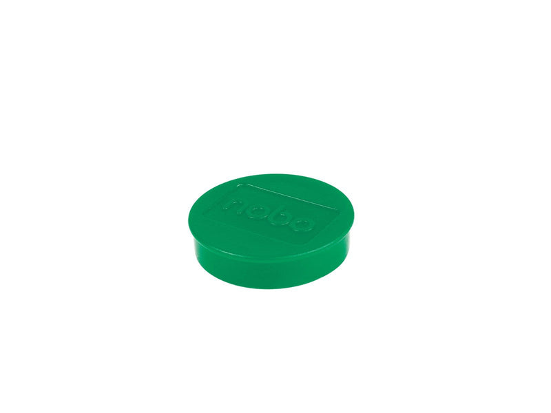 Nobo  Magnete, 38 mm, extra stark, 10 Stück, farbig sortiert Grün