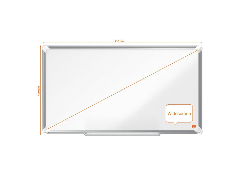 Nobo Premium Plus Whiteboard Stahl Widescreen 32"
