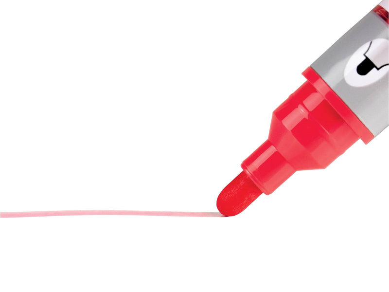 Nobo  Liquid Ink Boardmarker, trocken abwischbar, 10 Stück Rot