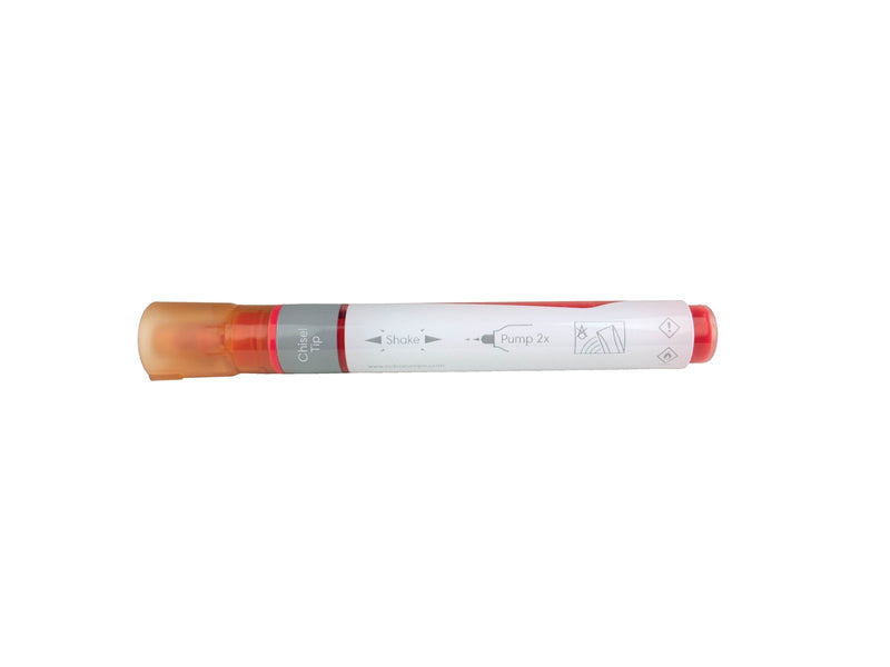 Nobo  Liquid Ink Boardmarker, trocken abwischbar, Keilspitze, 10 Stück Rot