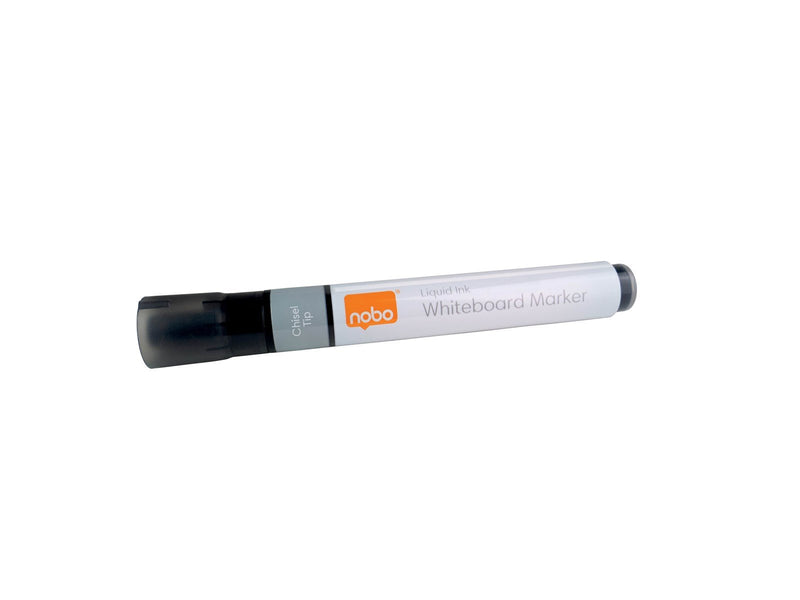 Nobo Liquid Ink Boardmarker, trocken abwischbar, Keilspitze, 4 Stück, Sortiert