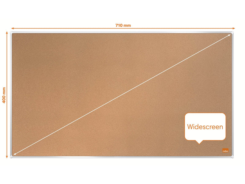 Nobo Impression Pro Kork-Notiztafel Widescreen 32"