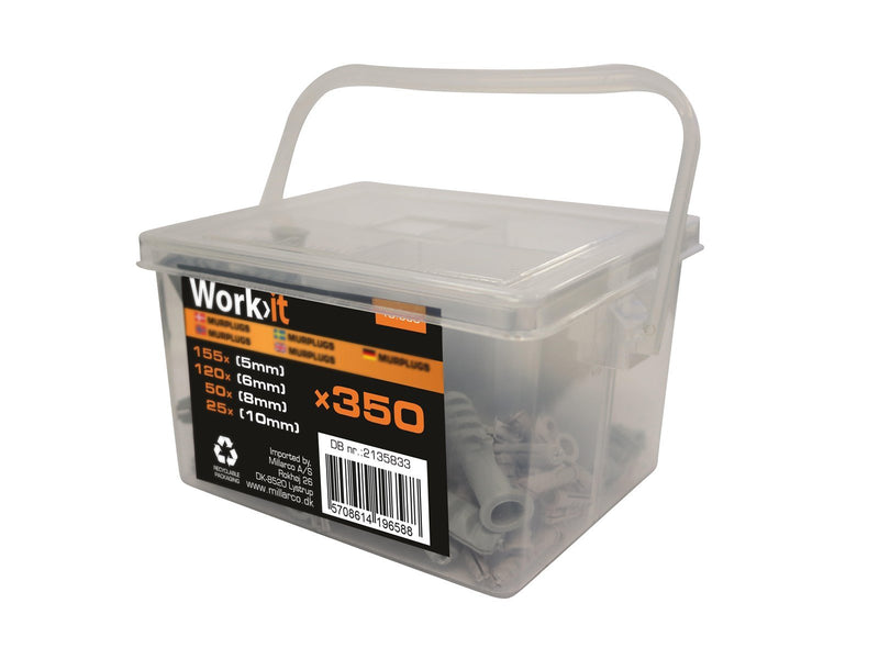 Workit Wall plugs - 320 pcs