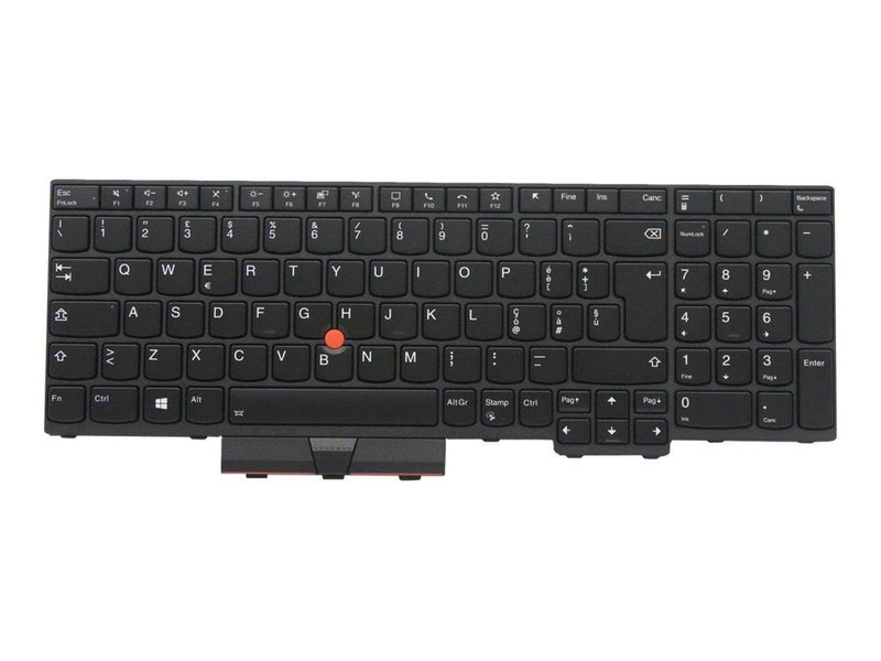 Lenovo Chicony - Portable Keyboard - Ersatz - Italienisch - Schwarz