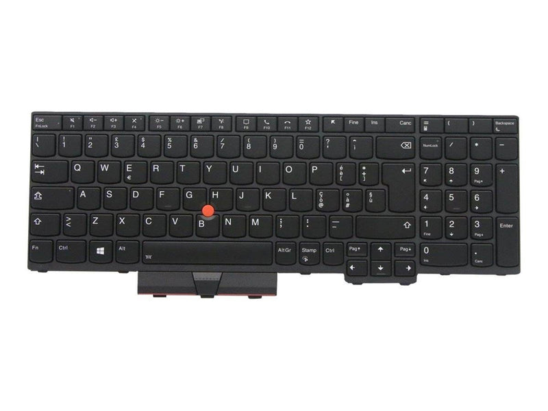 Lenovo Chicony - Portable Keyboard - Ersatz - Italienisch - Schwarz