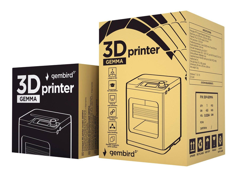 Gembird 3DP-GEMMA - 3D printer - 3D Drucker - PLA (Polylactide)