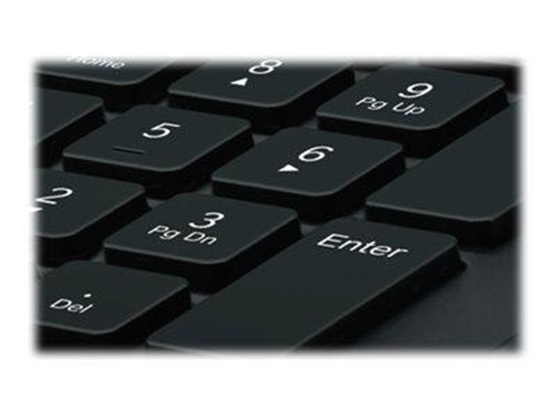 Logitech Corded K280e - Tastaturen - Französisch - Schwarz