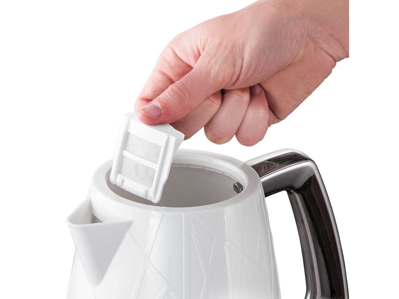 Russell Hobbs Wasserkocher Structure Kettle - White with stainless steel accents - 2400 W