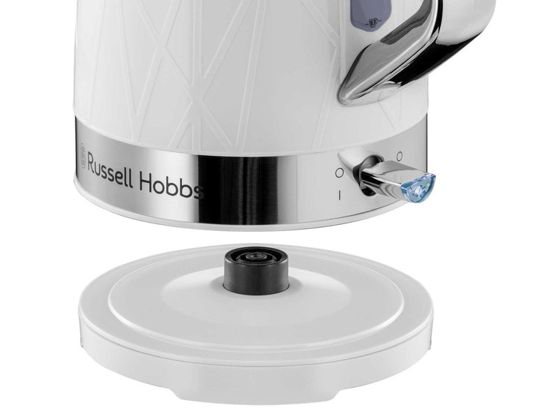 Russell Hobbs Wasserkocher Structure Kettle - White with stainless steel accents - 2400 W