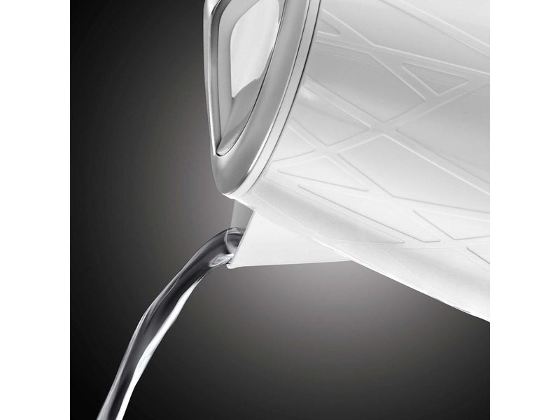 Russell Hobbs Wasserkocher Structure Kettle - White with stainless steel accents - 2400 W