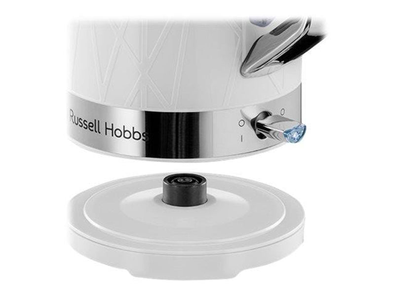 Russell Hobbs Wasserkocher Structure Kettle - White with stainless steel accents - 2400 W