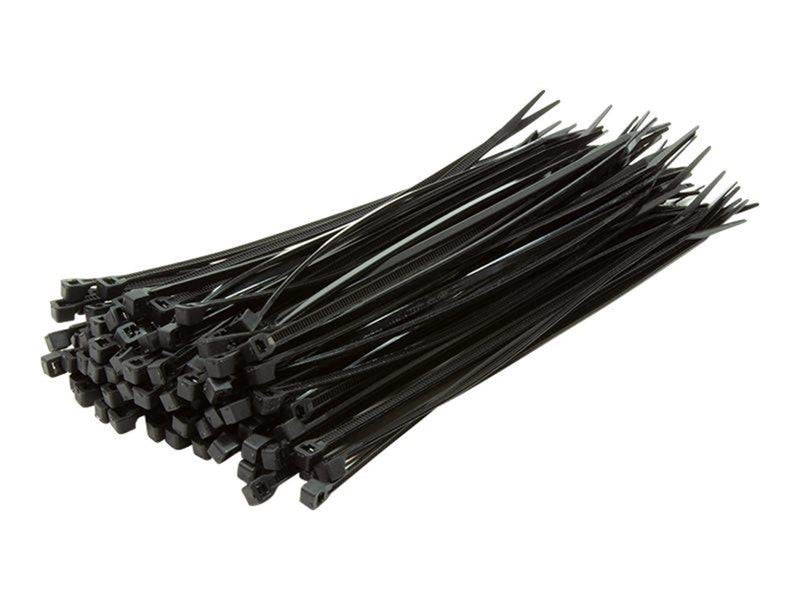 LogiLink Opaski zaciskowe 30cm 100szt. czarne