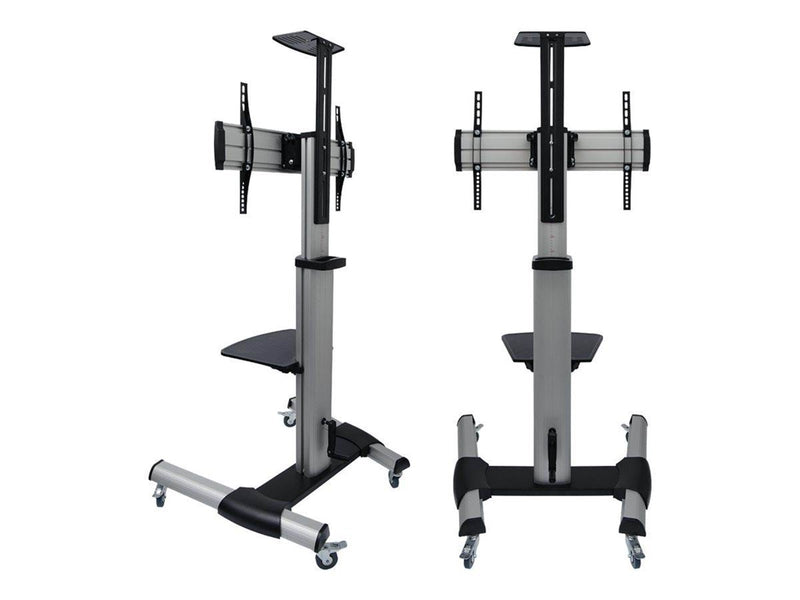 Deltaco Office Display Cart Adjustable with crank 50 kg 70" 200 x 200 mm