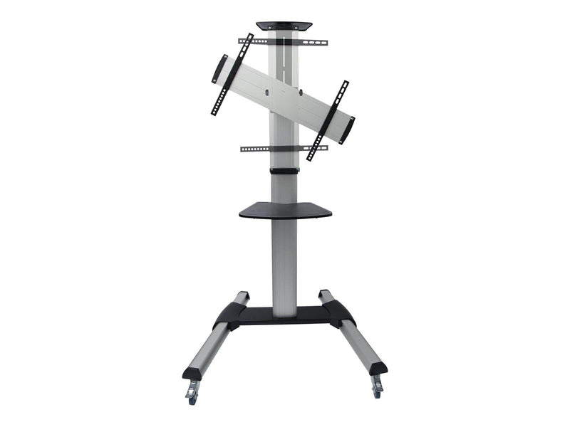 Deltaco Office Display Cart Adjustable with crank 50 kg 70" 200 x 200 mm
