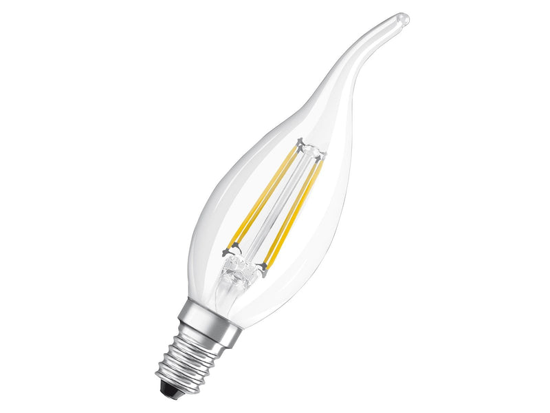 Osram LED-Lampe Candle Filament 4W/827 (40W) Clear E14