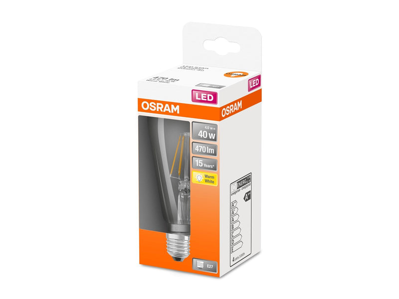 Osram LED-Lampe Edison Filament 4W/827 (40W) Clear E27