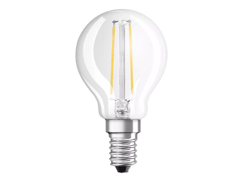 Osram LED-Lampe Mini-ball 1.5W/827 (15W) filament clear E14