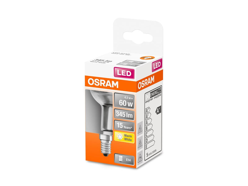 Osram LED-Lampe R50 4.3W/827 (60W) E14