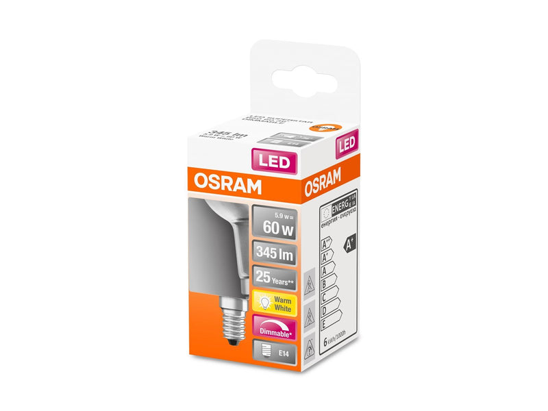 Osram LED-Lampe R50 5,9W/827 (60W) dimmable E14
