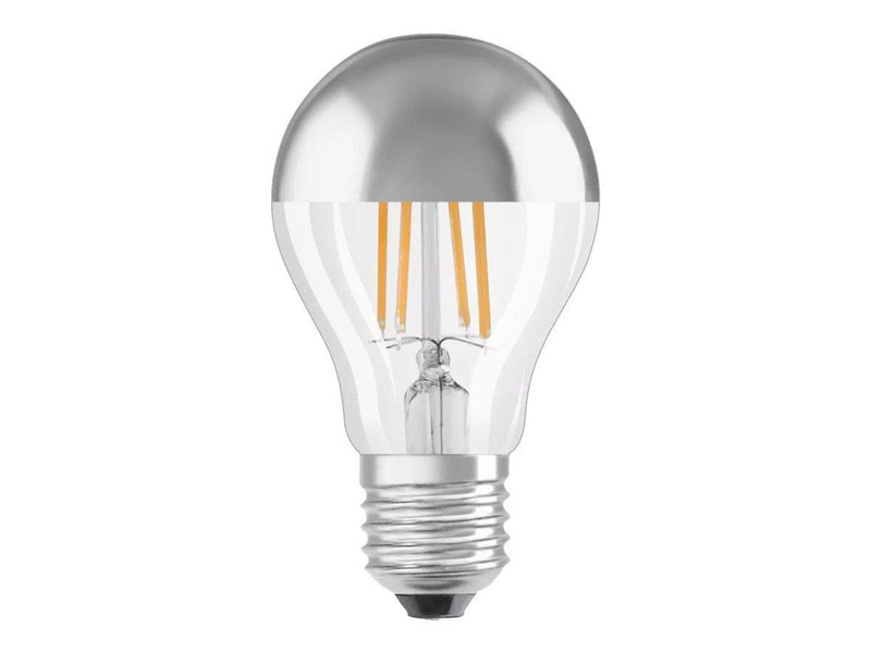 Osram LED-Lampe Standard 4W/827 (34W) Filament Clear Mirror Silver E27