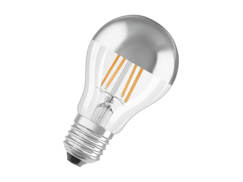 Osram LED-Lampe Standard 6,5W/827 (50W) Clear Mirror E27