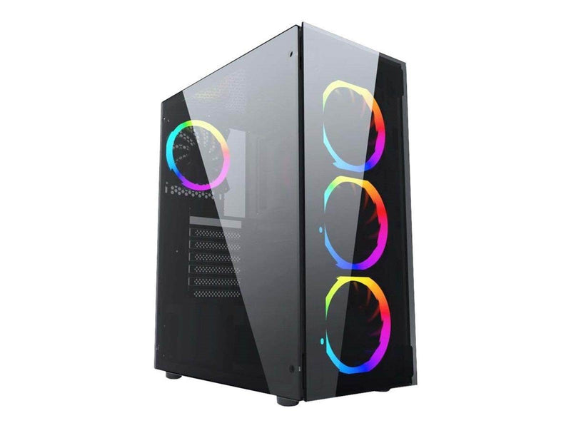 Gembird Fornax 1500RGB PC case - Gehäuse - Tower - Schwarz