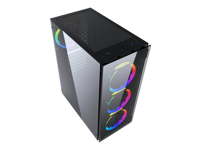 Gembird Fornax 1500RGB PC case - Gehäuse - Tower - Schwarz