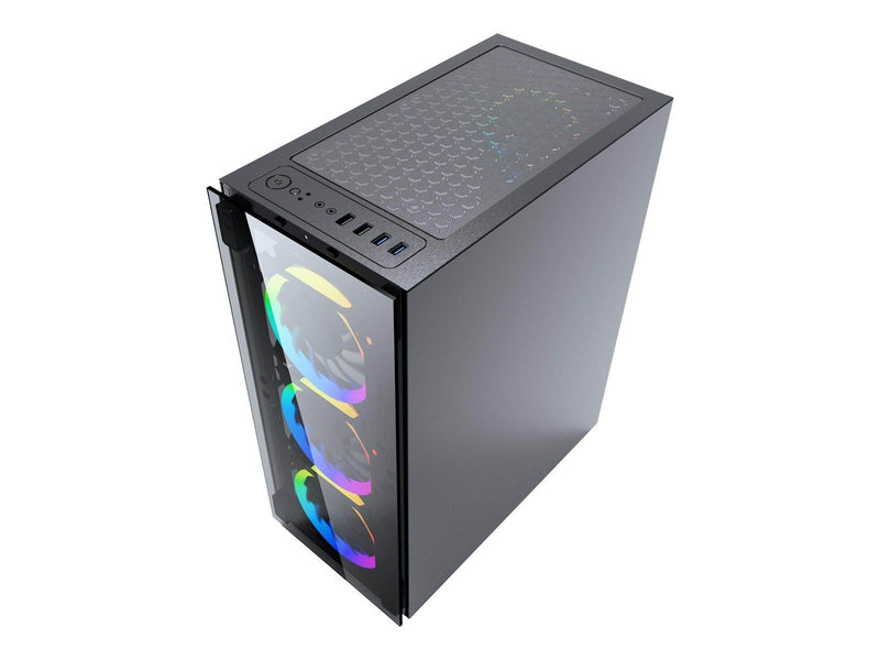 Gembird Fornax 1500RGB PC case - Gehäuse - Tower - Schwarz