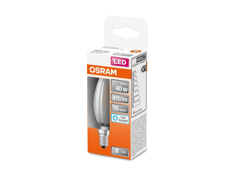 Osram LED-Lampe STAR candle 4W/865 (40W) frosted E14
