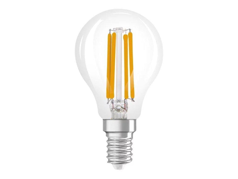 Osram LED-Lampe STAR+ GLOWdim mini-ball 4.5W/827 (40W) filament clear dimmable E14