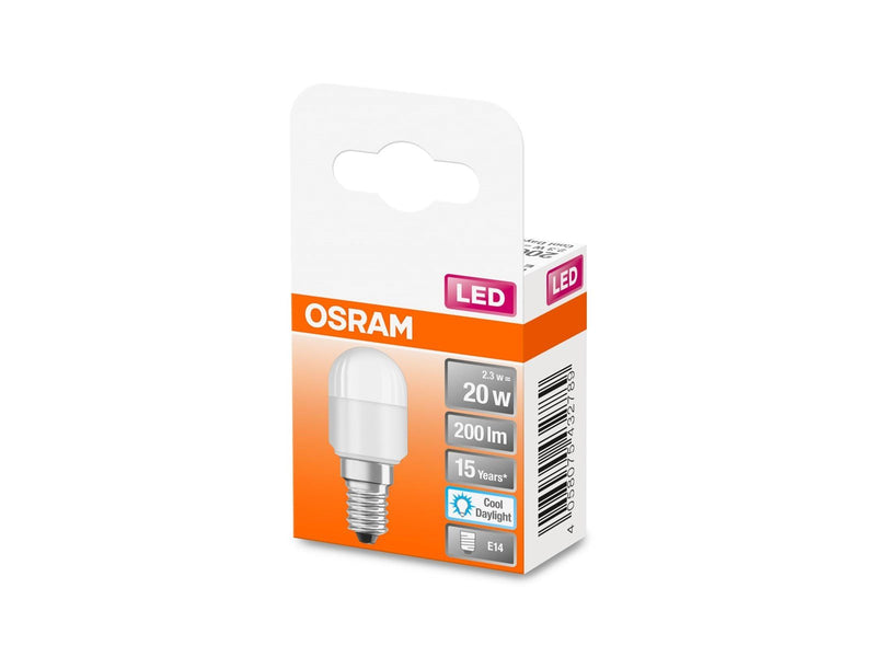 Osram LED-Lampe T26 2,3W/865 (20W) frosted E14