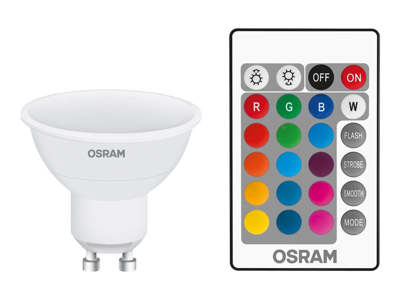 Osram LED-Lampe STAR+ RGBW Remote PAR16 4,5W/827 (25W) 120° dimmable GU10