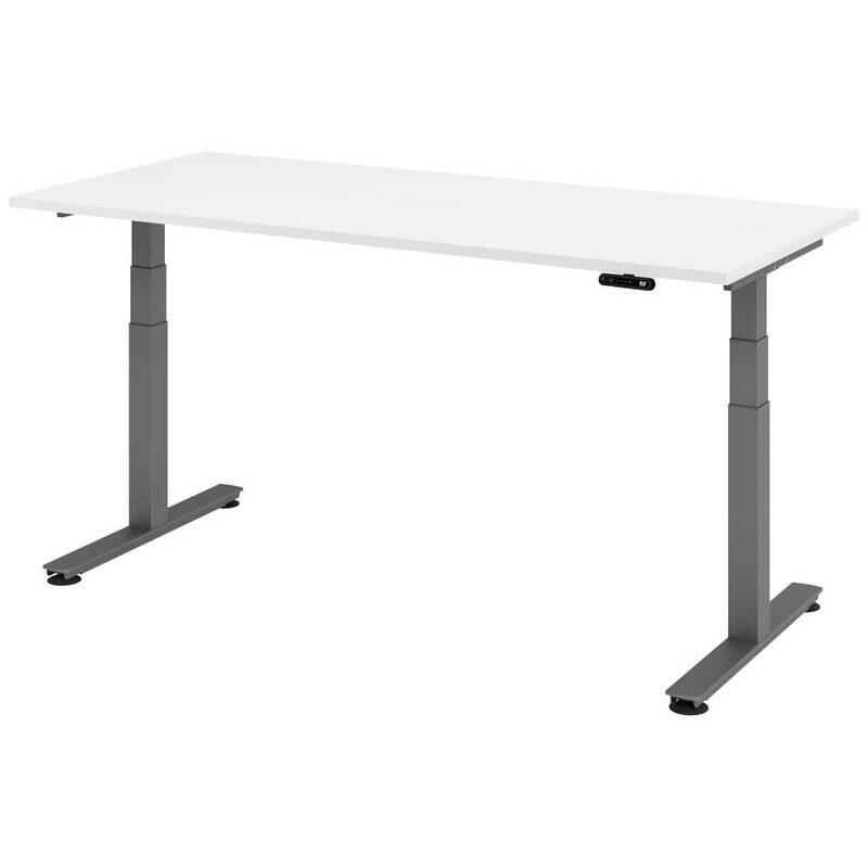 HAMMERBACHER Schreibtisch VXDSM19/W/G weiß