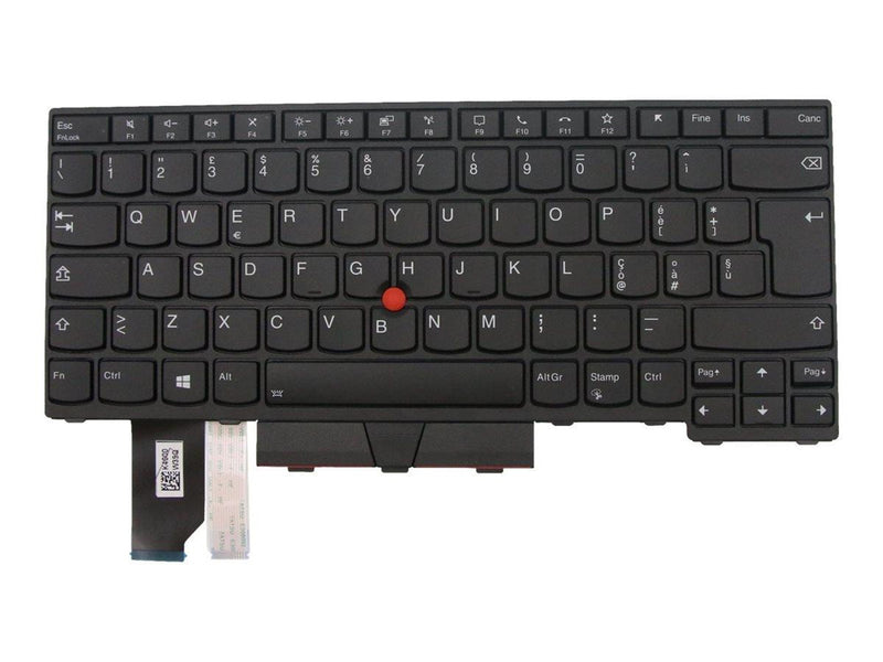Lenovo Chicony - Portable Keyboard - Ersatz - Italienisch - Schwarz