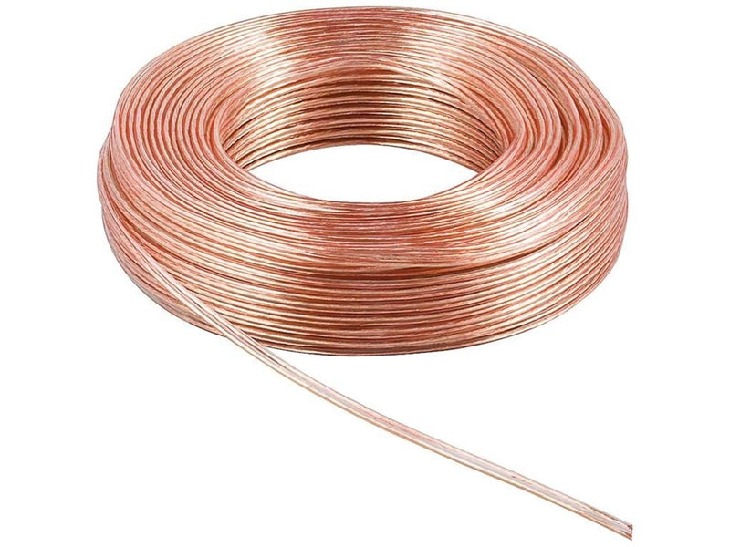 Pro Speaker cable transparent CCA 2 X 4.0 mm - 25 m roll