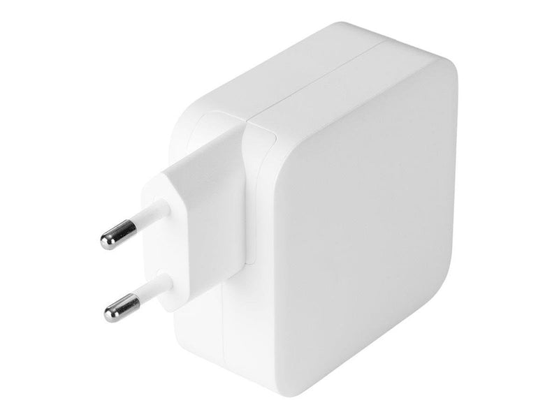 Deltaco USB-C wall charger GaN technology 2x USB